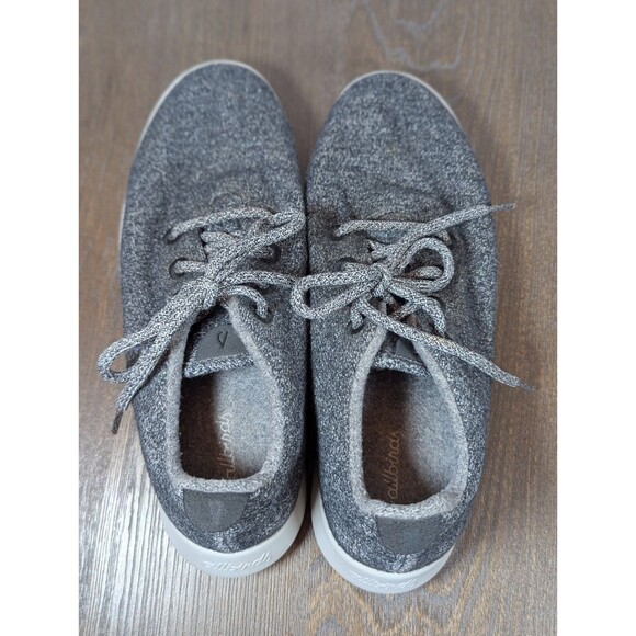 Allbirds Wool Runner Sneakers Mens 10 Gray Wool Casual Stretch Lightweight - Picture 13 of 15